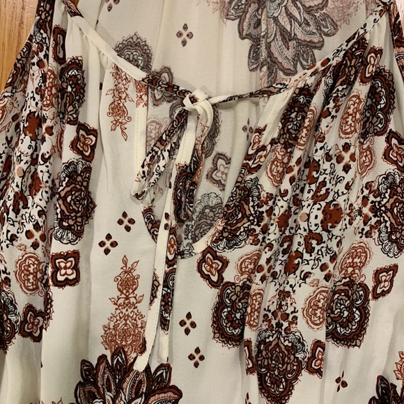 Forever 21 Floral Spaghetti-Strap Cold Shoulder Dress, Size Medium - Picture 6 of 8